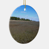 Burton Island Natuur Preserve Trail Keramisch Ornament (Rechts)