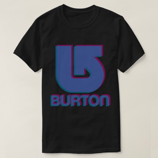 Burton Snowboards Logo 3D Sticker T-shirt (Design voorkant)