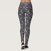 Burtonesque Skull Cupcake and Bats Leggings (Achterkant)