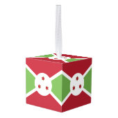 Burundese vlag decoratie (Achter hoekig)