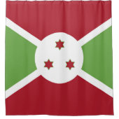 Burundese vlag douchegordijn (Voorkant)