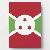 Burundese vlag fotoplaat (voorkant)