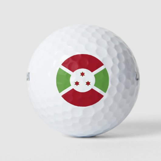 Burundese vlag golfballen (Voorkant)