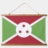Burundese vlag hangend wandkleed (Voorkant)