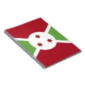 Burundese vlag notitieboek (Rechterzijde)