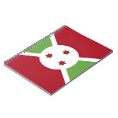 Burundese vlag notitieboek (Linkerzijde)