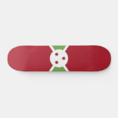 Burundese vlag persoonlijk skateboard (Horizontaal)