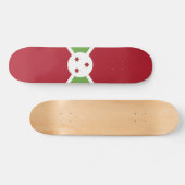 Burundese vlag persoonlijk skateboard (Horizontaal)