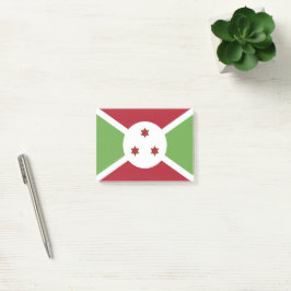 Burundese vlag post-it® notes