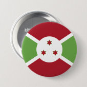 Burundese vlag ronde button 7,6 cm (Voorkant /achterkant)