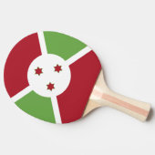 Burundese vlag tafeltennisbatje (Zijkant)