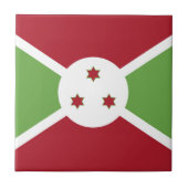 Burundese vlag tegeltje (Voorkant)