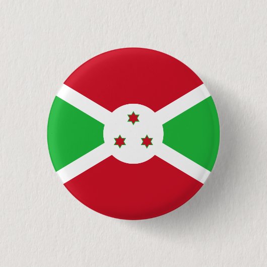 Burundese vlag, vlag van Burundi Ronde Button 3,2 Cm (Voorkant)