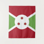 Burundese vlag wandkleed (Voorkant)