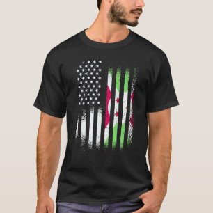 Burundi Amerikaanse Patriot Geteeld Land VS Vlagge T-shirt