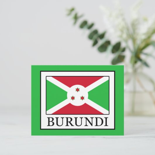 Burundi Briefkaart (Staand voorkant)