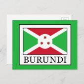 Burundi Briefkaart (Voorkant / Achterkant)