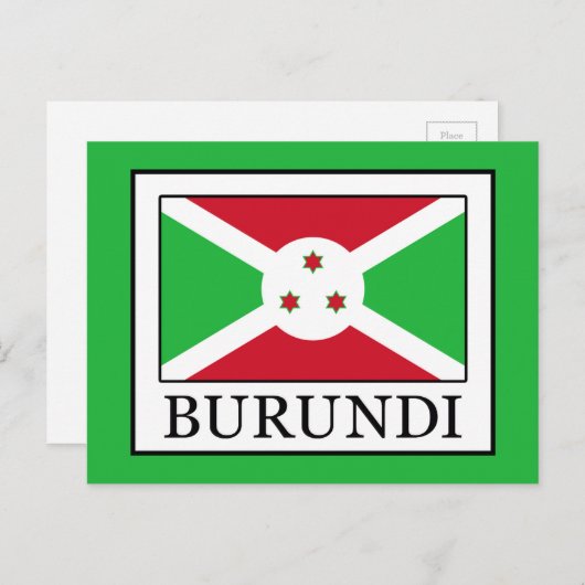 Burundi Briefkaart (Voorkant / Achterkant)