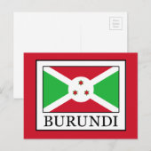 Burundi Briefkaart (Voorkant / Achterkant)