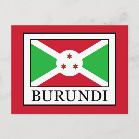 Burundi Briefkaart (Voorkant)
