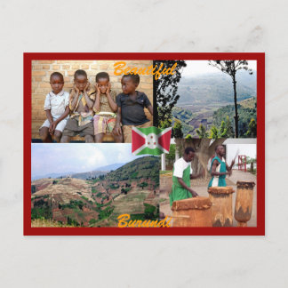 Burundi-Briefkaart Briefkaart