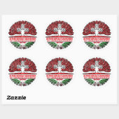 Burundi Burundisch Schweizer Schweiz Baum Wurzel Ronde Sticker (Vel)
