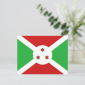 Burundi Flag Briefkaart (Staand voorkant)