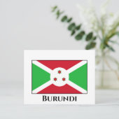 Burundi Flag Briefkaart (Staand voorkant)