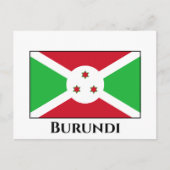 Burundi Flag Briefkaart (Voorkant)