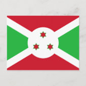 Burundi Flag Briefkaart (Voorkant)
