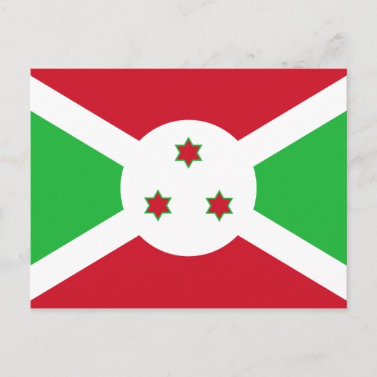 Burundi Flag Briefkaart (Voorkant)