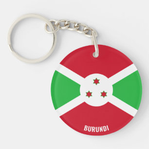 Burundi Flag Charming Patriotic Sleutelhanger