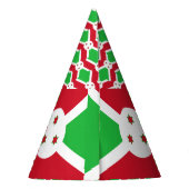 Burundi Flag Feesthoedjes (Achterkant)