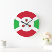Burundi Flag Grote Klok (Huis)