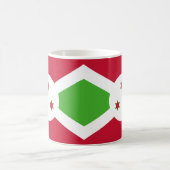 Burundi Flag Keramische Mok (Center)