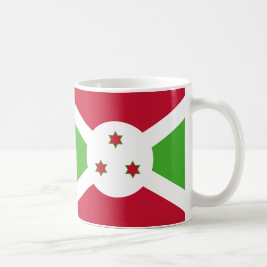 Burundi Flag Keramische Mok (Rechts)