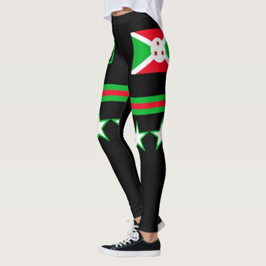 Burundi Flag Leggings (Links)