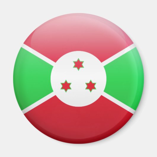 Burundi Flag Magneet (Voorkant)