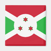 Burundi Flag Magneet (Voorkant)