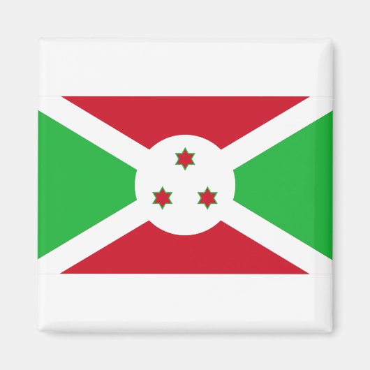 Burundi Flag Magneet (Voorkant)