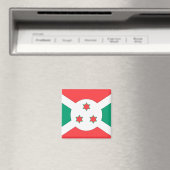 Burundi Flag Magneet (Insitu (Vaatwasser))