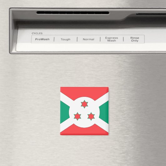 Burundi Flag Magneet (Insitu (Vaatwasser))