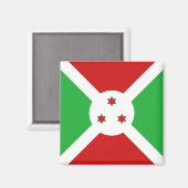 Burundi Flag Magnet (Voorkant / Achterkant)