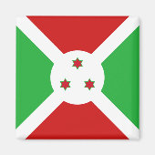 Burundi Flag Magnet (Voorkant)