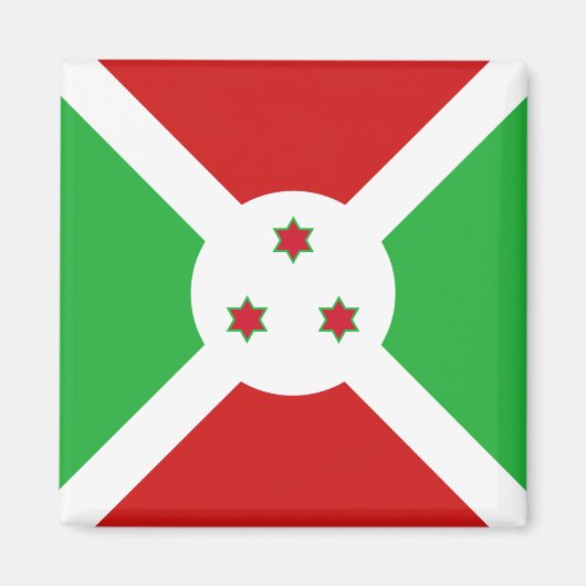 Burundi Flag Magnet (Voorkant)