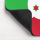 Burundi Flag Mousepad Muismat (Hoek)