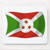 Burundi Flag Mousepad Muismat (Voorkant)