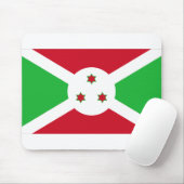 Burundi Flag Muismat (Met muis)