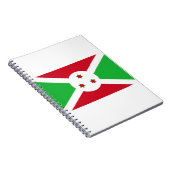 Burundi Flag Notitieboek (Rechterzijde)