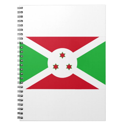 Burundi Flag Notitieboek (Voorkant)